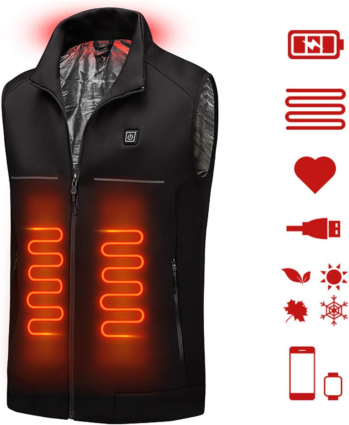 gilet riscaldato per uomo ororo