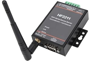 Serial Port Server, RS232/485/422 to Ethernet Serial Communication Device DTU for Device Servers