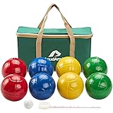 ApudArmis 100mm Bocce Balls Set, Lighter Outdoor