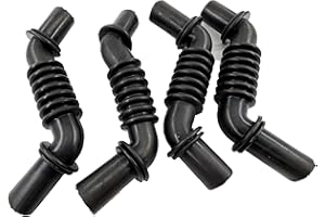 xyocx New Window Door Jamb Wiring Boots Accordion Style Z 4"" Long 3/4 Hole(4 Pack)
