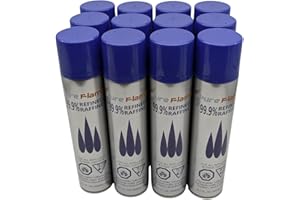 Pure Flame Butane 99.9% Refined 300ml (165g) – Ultra Pure Lighter Refill for Torch Lighters, Culinary Kitchen Torch, BBQ & Wh