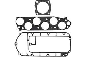 LOLOWHEAT MS96410 Intake Plenum Gaskets Set Upper Compatible with Honda Acura Vehicle 2003-2010 Accord Odyssey for 2003-2006 TL Replace#MS96410