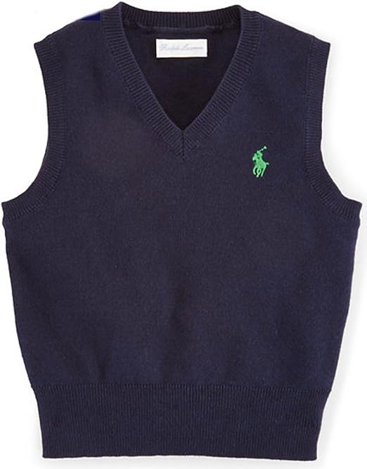 Ralph Lauren Polo Baby Boys' Cotton VNeck Sweater Vest