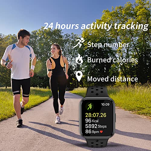WAFA Fitness Tracker with Heart Rate Blood Pressure Monitor, Waterproof