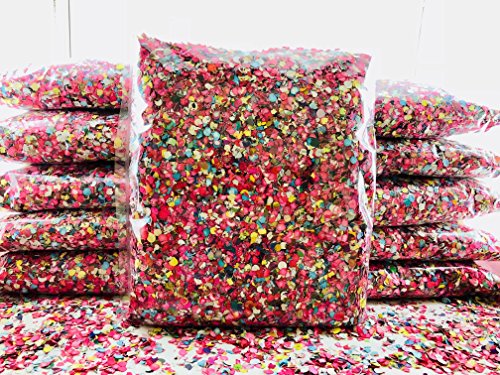 Fiesta Confetti.Best Value Mexican Colorful paper Confetti. Jumbo Plus Bag 1.1lb/500gr.