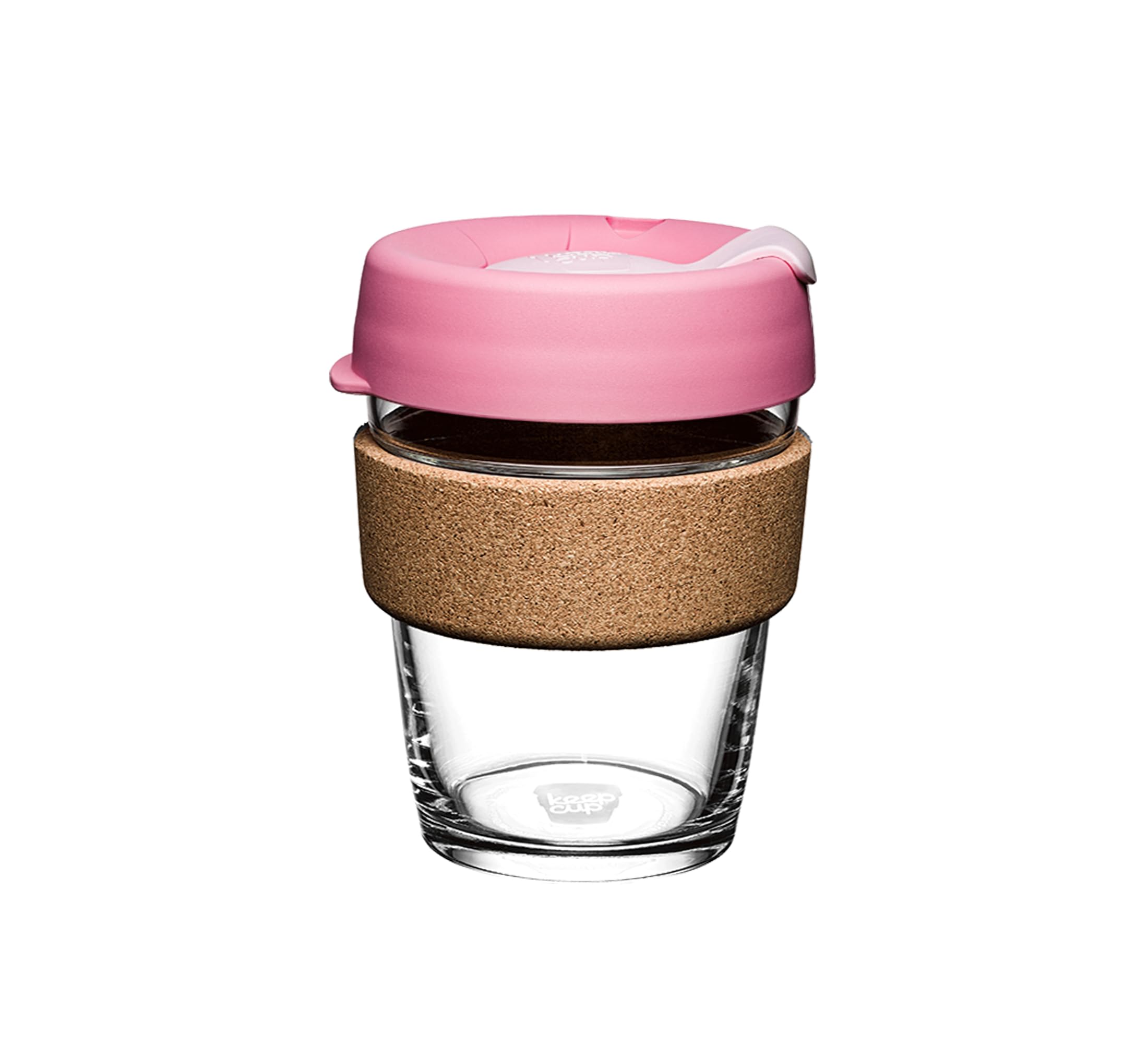 KeepCup Reusable Coffee Cup - Brew Tempered Glass and Natural Cork, M 12oz/340ml - Saskatoon