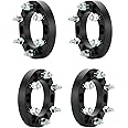 ILONPA 4pcs 6x5.5 Wheel Spacers M12x1.5 Thread Pitch 108mm Bore for 2004-2012 GMC Canyon, 1989-2023 Toyota 4Runner, 2007-2023 FJ Cruiser, 1" (25mm) Thickness 6x139.7mm Adapters, Not Hubcentric