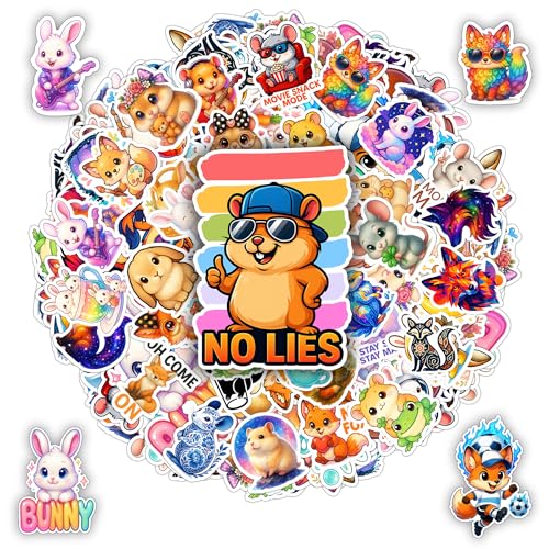 BETANAS Cute Rodent Animal Stickers Kawaii