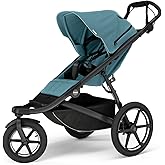 Thule Urban Glide 3 Single Child All-Terrain Stroller, Full-Suspension System, Air-Filled Tires, Upright seat with Adjustable
