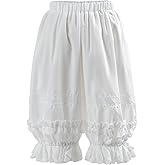 LTAKK Bloomers for Women Victorian Shorts Ruffle Lace Pumpkin Steampunk Pantaloons