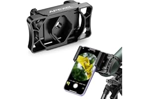 Telescope Phone Adapter, Multipurpose Telescope Phone Adapter Mount, Universal Telescope Phone Mount Adapter for Adults-Fits 