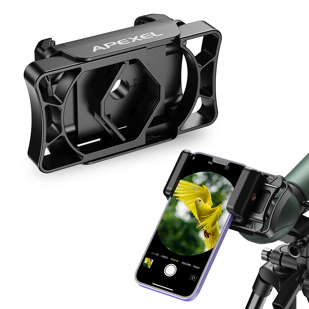 Photo 1 of Telescope Phone Adapter, Multipurpose Telescope Smartphone Adapter Mount, Universal Telescope Phone Mount Adapter for Adults-Fits Almost All Optical Equipment and Smartphones on The Market