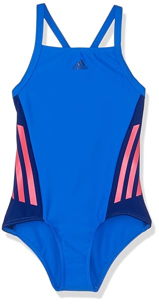 adidas Mädchen Fit 1 Piece Colorblock Badeanzug