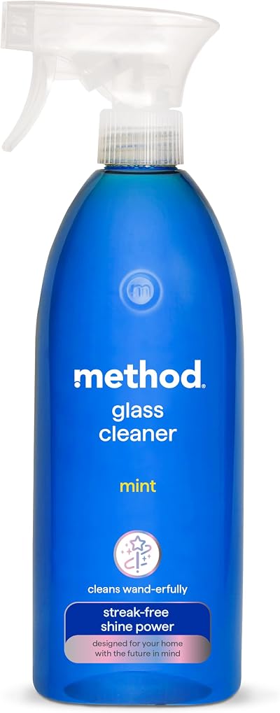 Method Glass Cleaner Spray 828ml - Mint Scent for Windows & Stainless Steel