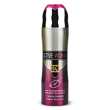 Chris Adams Body Spray (Active Women), 200ml