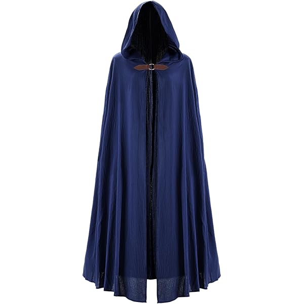 Capa Medieval Renacentista Unisex - Algodón Y Lino, 78x27 Pulgadas, Para Disfraces, LARP Y Halloween