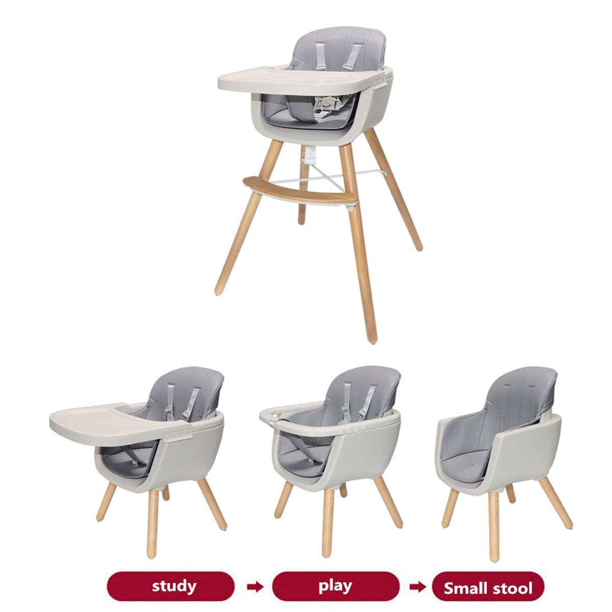 asunflower wooden high chair
