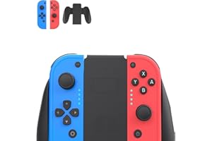 ABROIVE Replacement Switch Controllers, Left and Right Wireless Controller Compatible with Nintendo Switch/OLED/Lite Controller with Motion Sensing,No drift,Plug and Play, Controller with a Grip