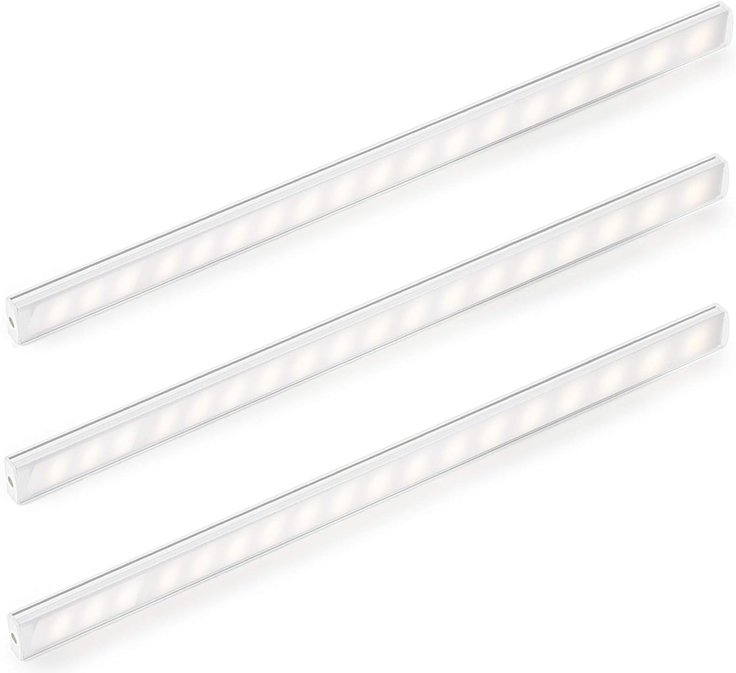 ASOKO Dimmable LED Under Lighting with Clips, Linkable