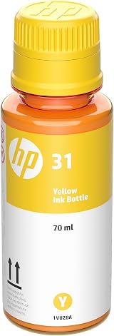 HP 31 Yellow Ink Bottle 70ml 8000 Pages for HP Smart Tank Printers view 3