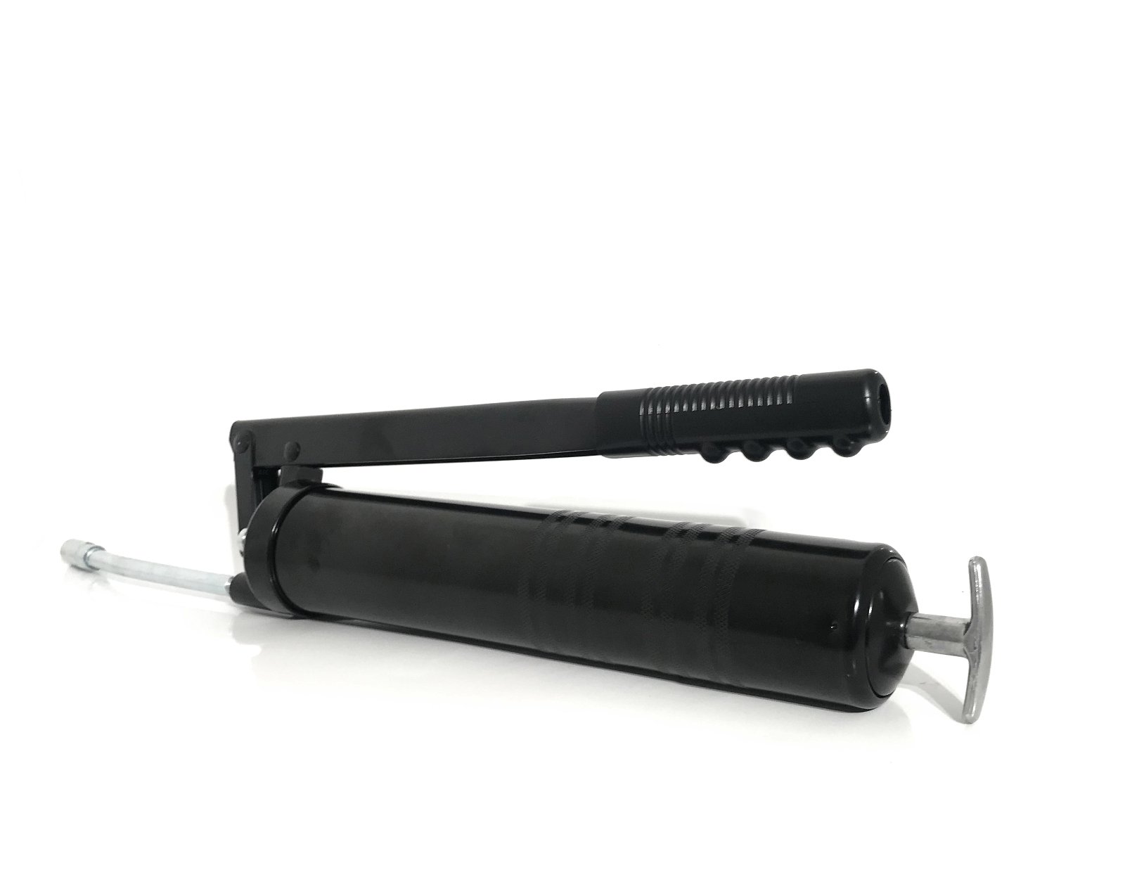 Grease Gun - Lever Type with Pipe and Nipple Fitting - Easy Fill Cartridge or Loose