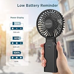 EasyAcc Portable Travel Fan [Max 53H Cooling