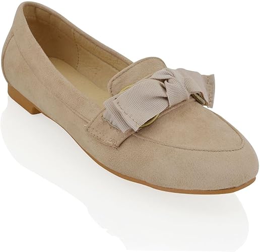 womens bow loafers
