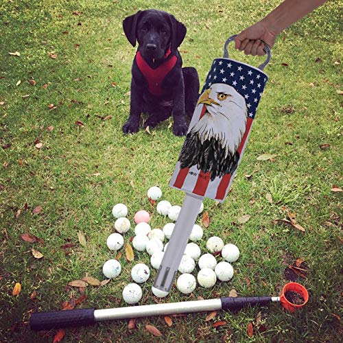 HOW TRUE Golf Ball Retriever,Golf Ball Shag Bag,Holds 70 Balls 29.3