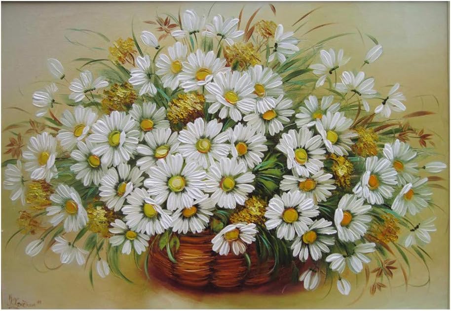 DIY Painting by Numbers Kit,Canvas DIY Oil Painting,New Creative Paint by Numbers Kits for Adults Kids Beginner (C)