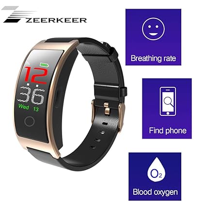ZEERKEER Smartwatch, Bluetooth 4.0 Smart Watch Pulsera ...