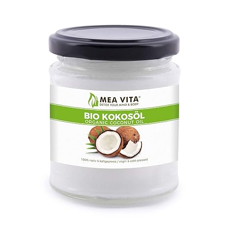 MeaVita Bio Kokosöl, nativ, 1er Pack (1 x 150 ml) im Glas