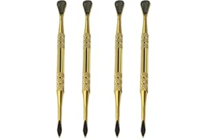Klyeola 4Pcs Wax Carving Tools Set, Stainless Steel Double-Ended Sculpting and Modeling Tools Kit, Wax Spoon and Carving Tool