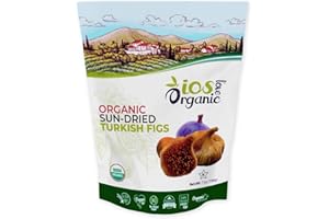 Organic Turkish Dried Figs - IOS Love Organic - | Purely Figs – USDA Certified Organic Figs, No Added Sugars, Sulfurs or Preservatives | Non-GMO, Vegan, & Kosher