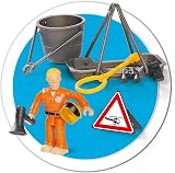 Simba Fireman Sam Wallaby Helicopter with Tom Figure, Sound, Light, Winch view 4