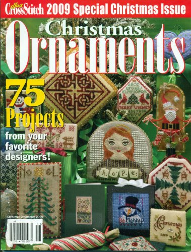 Just Cross Stitch Magazine Christmas Ornaments-Special Christmas Issue 2009 by (Single Issue Magazine)