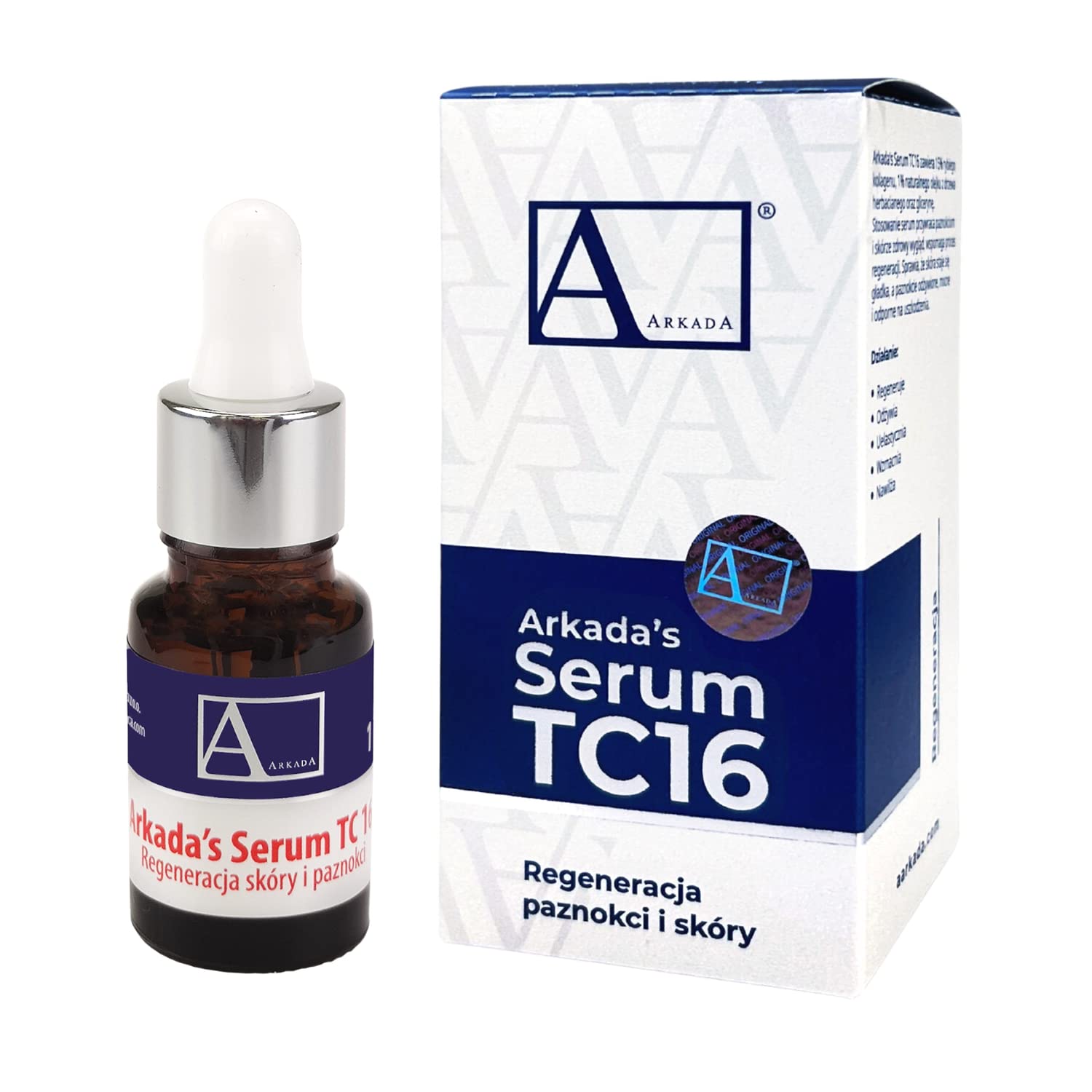 ARKADA's SERUM TC16 Serum Rebuilding Problematic Skin and Damaged Nails Intense Collagen Treatment