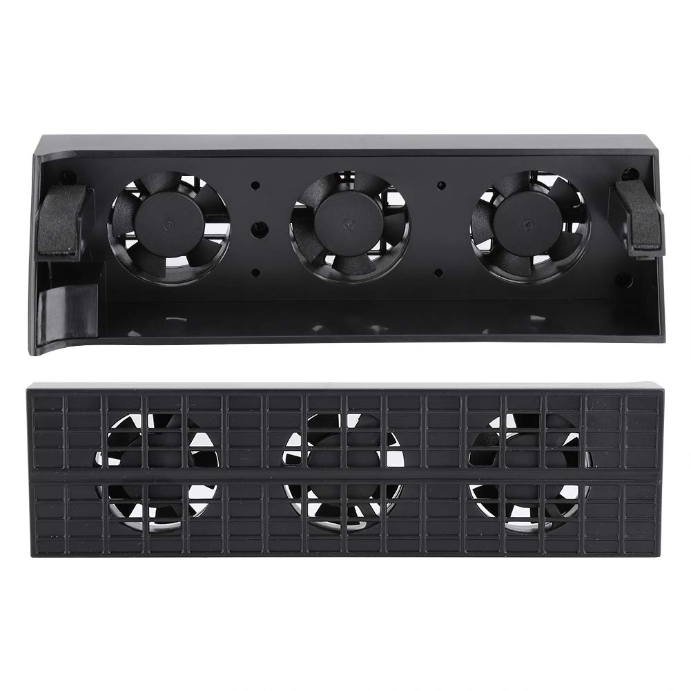 TP4819 Smart Temperature Control Cooling Fan for PS4 Slim Host, Heat Exhaust Cooler for Game Console