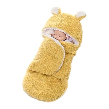 yellow swaddle blanket