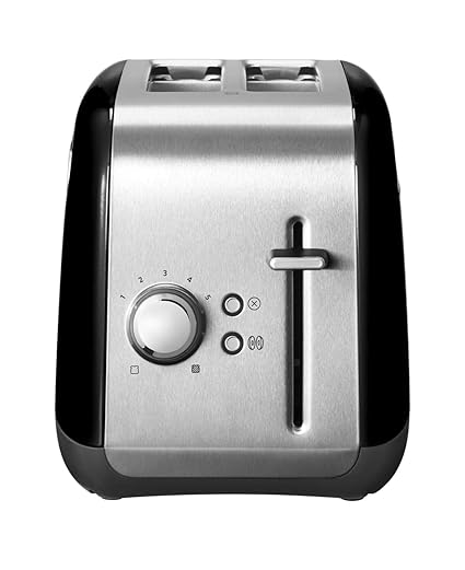 KitchenAid Classic 5KMT2115BOB 1200-Watt 2 Slice Pop-up Toaster (Black)