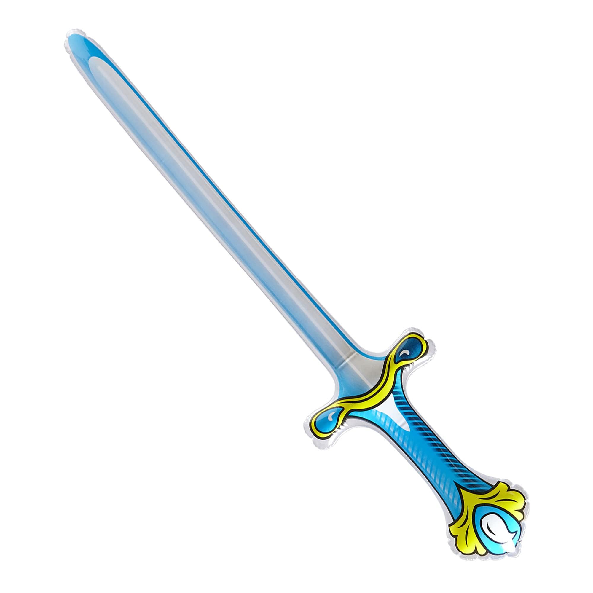 Widmann 04821 - Inflatable Magic Sword, Adult Unisex, Astronauts, Space, Aliens, Carnival, Theme Parties, 70 Cm, Blue Color