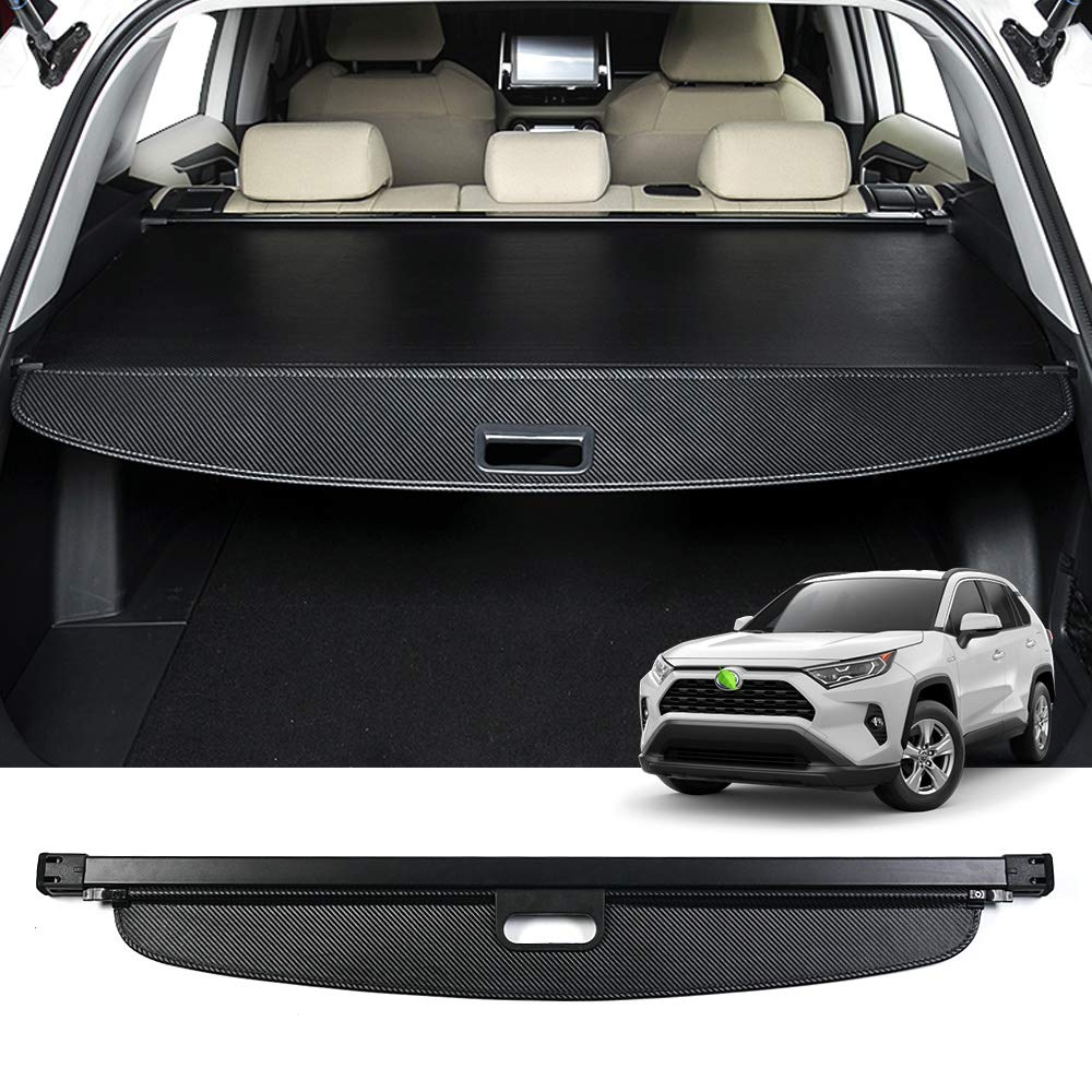 Powerty Cargo Cover for Toyota RAV4 2019 2020 Retractable Rear Trunk