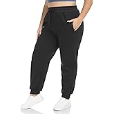 ZERDOCEAN Women's Plus Size Fleece Lined Sweatpants Warm Fleece Joggers Pants Active Track Pant with Pockets