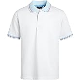 Ben Sherman Boys Polo Shirt - Classic Fit Comfort Stretch Short Sleeve Pique Golf Polo Shirts for Boys (Sizes: 8-18)