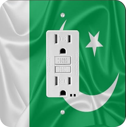 Rikki Caballero 2825, diseño de la bandera de Pakistán Interruptor de