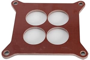 RoyalAir 1/4 inch Carburetor Spacer, 4 Holes, Compatible with Holley 4150/4160 Carburetors spacer replacement For Canton Racing Products 85-154 Carburetor Spacer