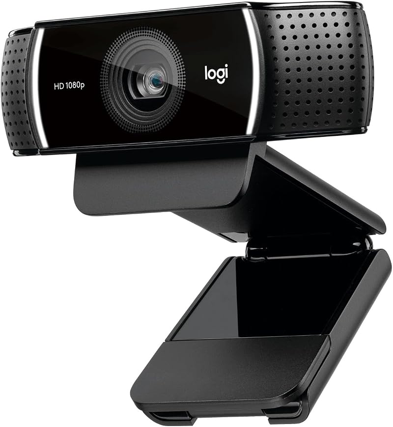 Logitech C922 Pro Stream Webcam 1080p/30fps or 720p/60fps with Stereo Audio