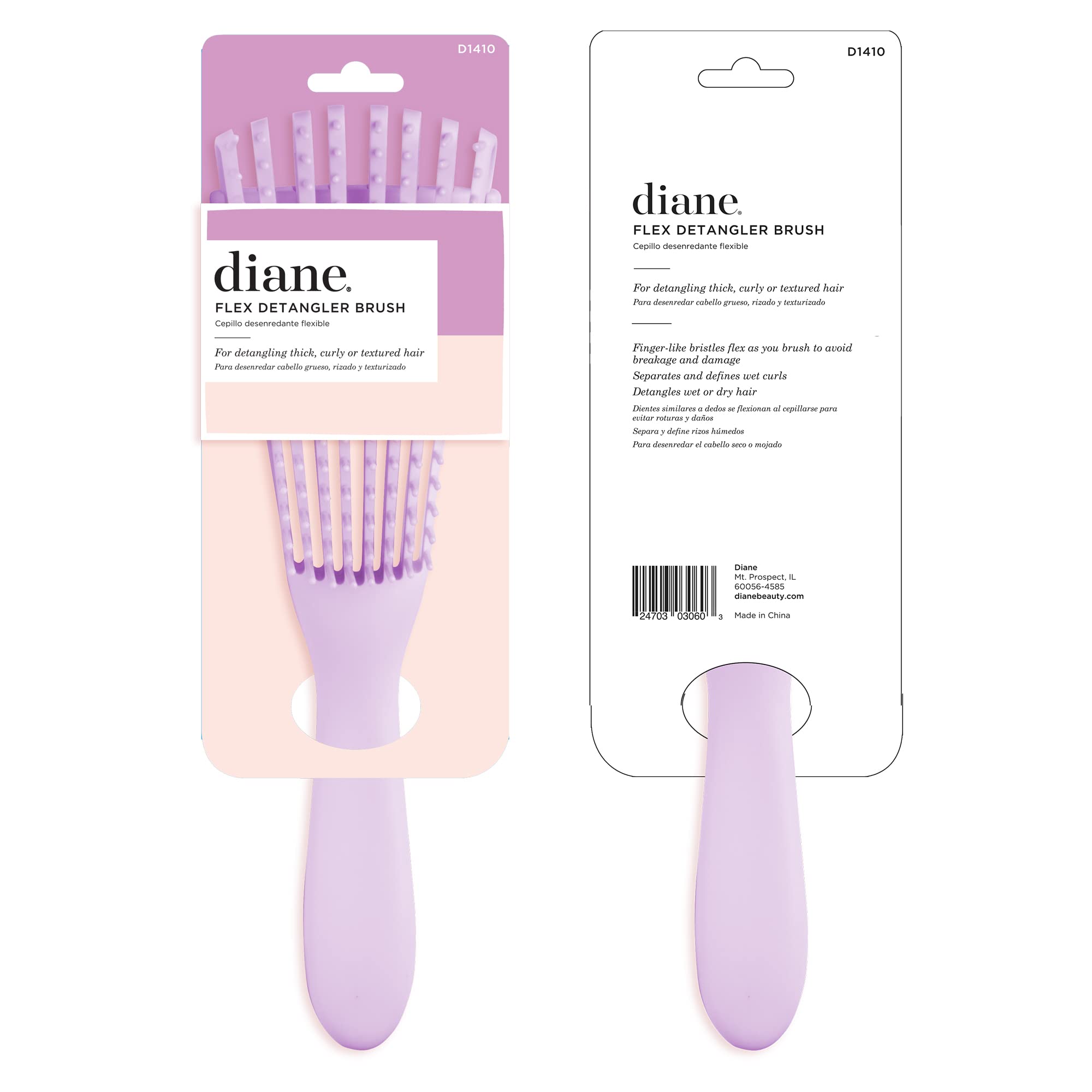 Diane Flex Detangler Brush, D1410