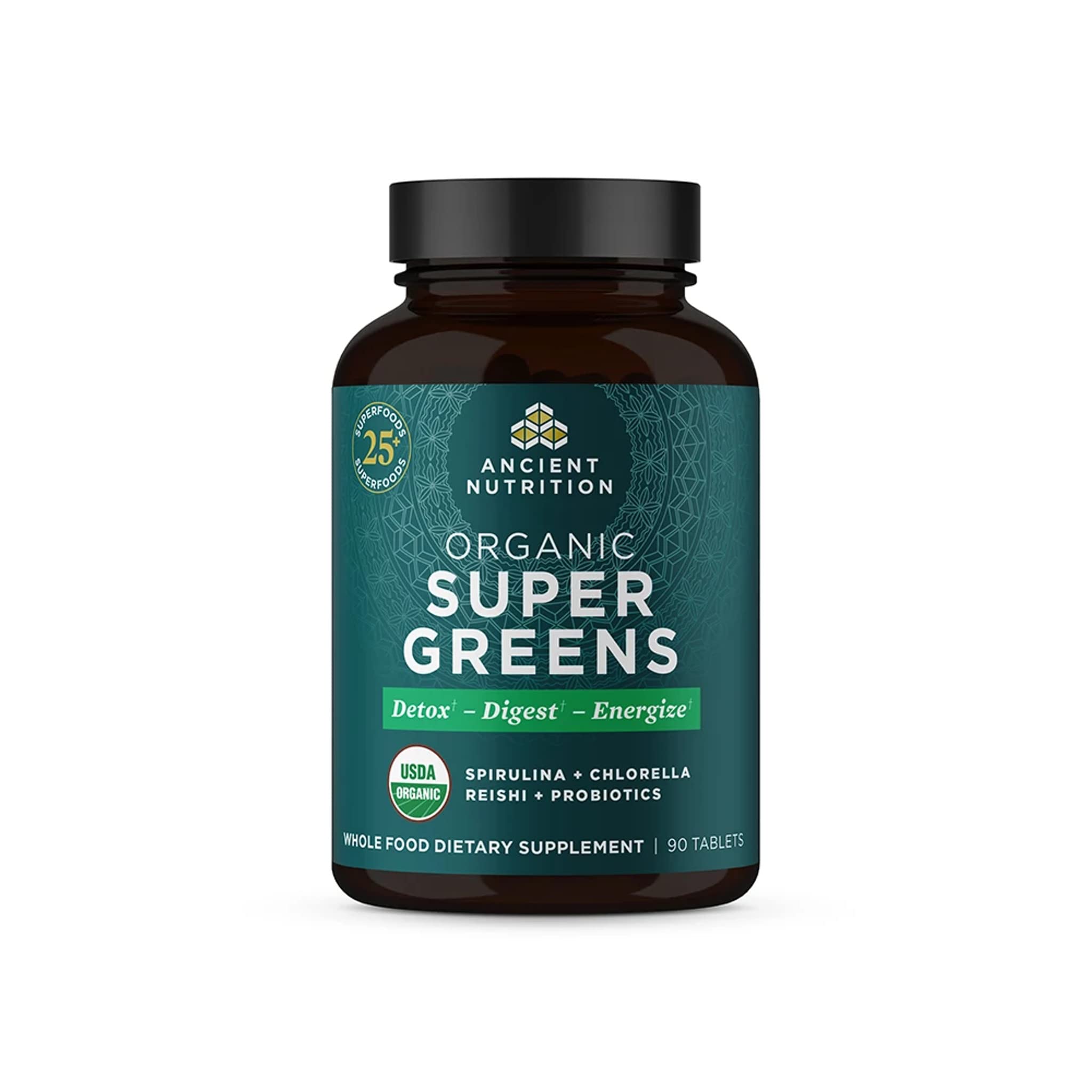 Mua Ancient Nutrition Super Greens with Probiotics, Organic Superfood