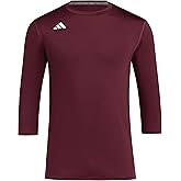adidas Unisex-Adult Adizero Nwv 3/4 Baselayer Baseball T-Shirt