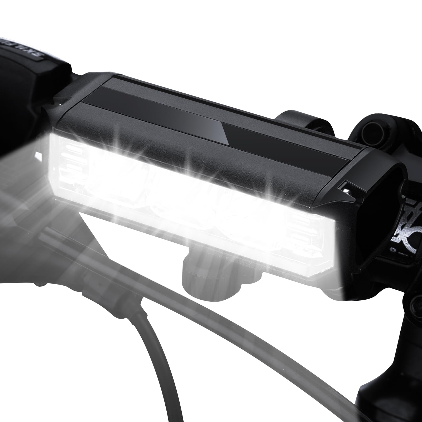 Photo 1 of Super Bright Bike Light for Night Riding, USB Rechargeable Bicycle Light Front, 2000LM Bike Headlight for Adult Kids, MTB Off-Road Cycling Commuting, Waterproof, Wide Beam